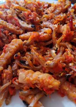 Teri Tempe Sambal Bawang Putih