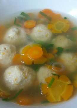 Menu Anak: Sup Bakso Ayam Tahu