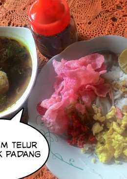 Soto Ayam Telur Orak arik