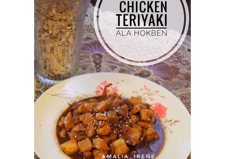 resep masakan Chicken teriyaki ala hokben simple