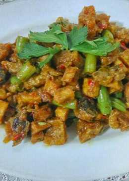 Sambel Goreng Krecek Special with a cup of heart