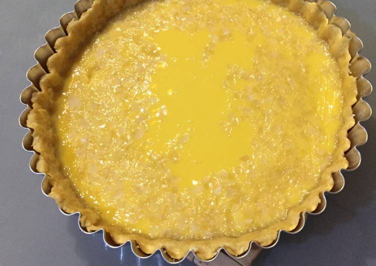 gambar untuk resep makanan Pie Susu Almond