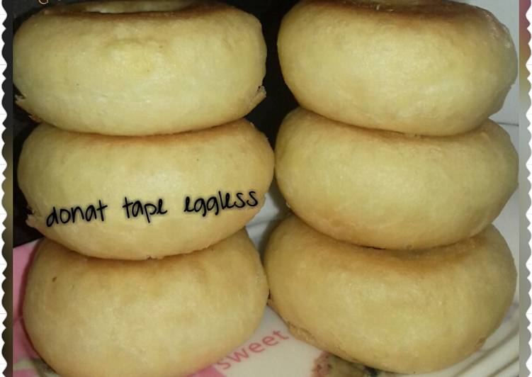 resep lengkap untuk Donat Tape Eggless