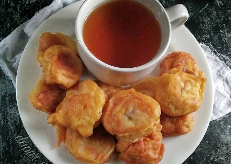 cara membuat PISANG GORENG MADU sekali hap