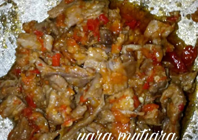 resep masakan Balado Suwir Daging Simple