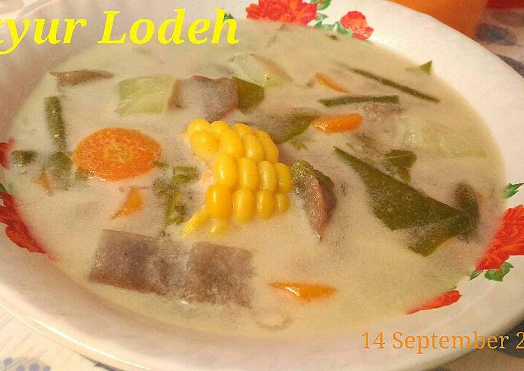 resep Sayur Lodeh Gurih