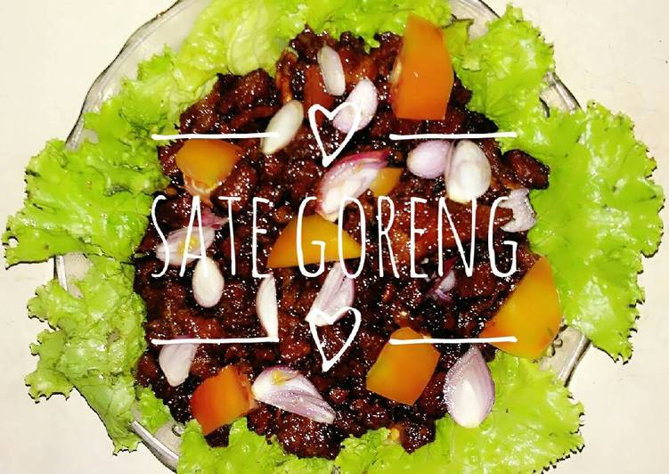 resep Sate Goreng #kitaberbagi