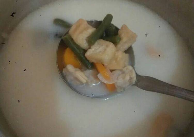 resep makanan Sayur lodeh bumbu rajang (putih) simpel buangeettt