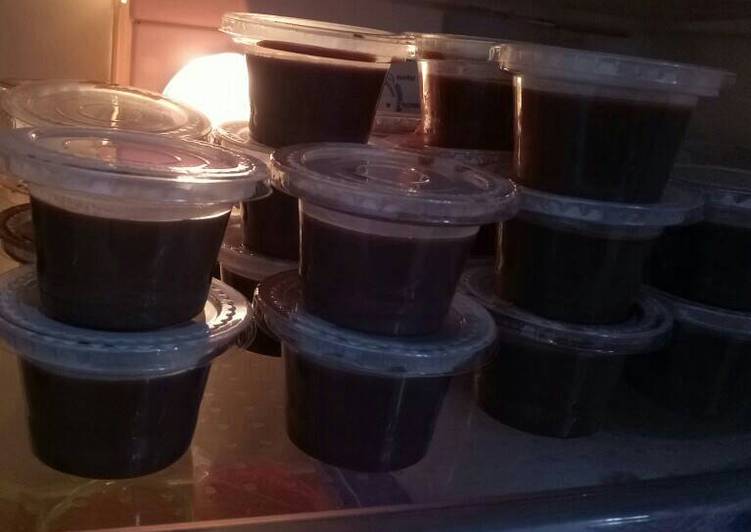 Resep Silky Puding puyo coklat Dari Rini Poernomo