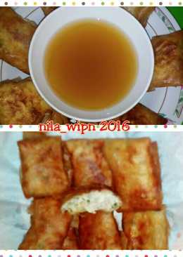 Martabak Telur Mini isi Daging & Tahu + Saus