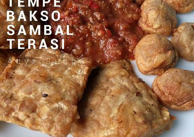 gambar untuk resep makanan Penyet Tempe Bakso