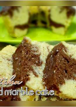 Steamed marble cake (versi ekonomis)