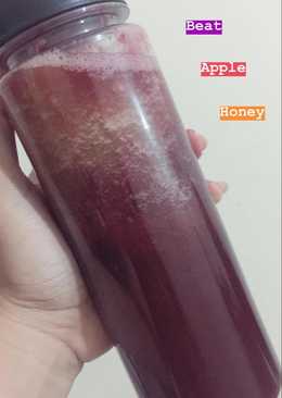 Beet with apple juice