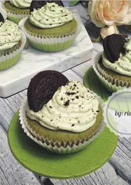 Oreo Green Tea Cupcakes