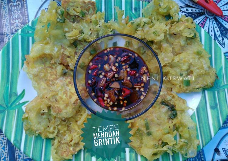 cara membuat Tempe Mendoan Brintik