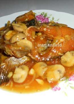 Ikan Patin Goreng Saos Jamur Simple