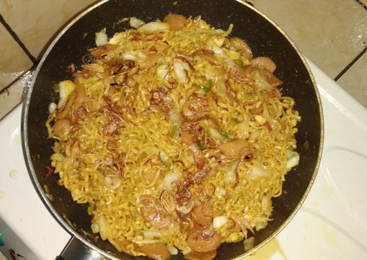 cara membuat Mie Goreng Jawa