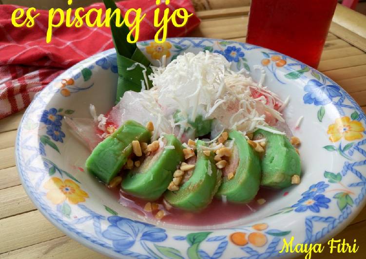 resep Es Pisang Ijo alias Pallubutung