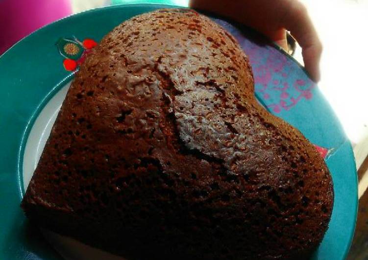 bahan dan cara membuat Bolu coklat tanpa mi xer