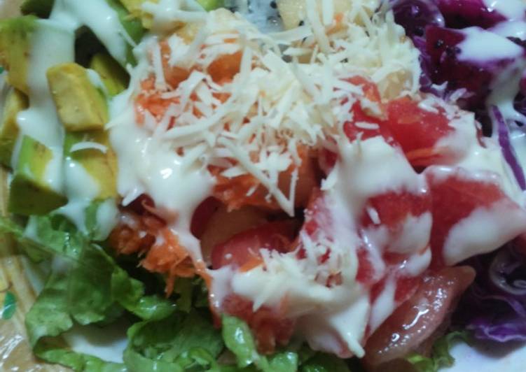Resep Salad Buah dan Sayur Sehat Oleh Ulfa Simbok è Faiq