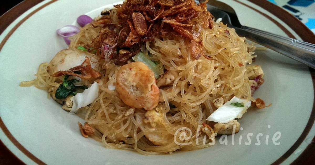 10 resep  bihun goreng  seafood ala  chinese  food enak dan 