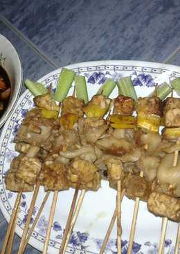 Sate Jampe (Jamur-Tempe)