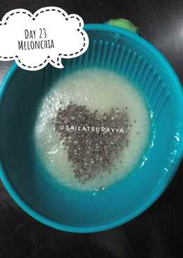 Mpasi 6 bulan Cemilan (Jus Melon)