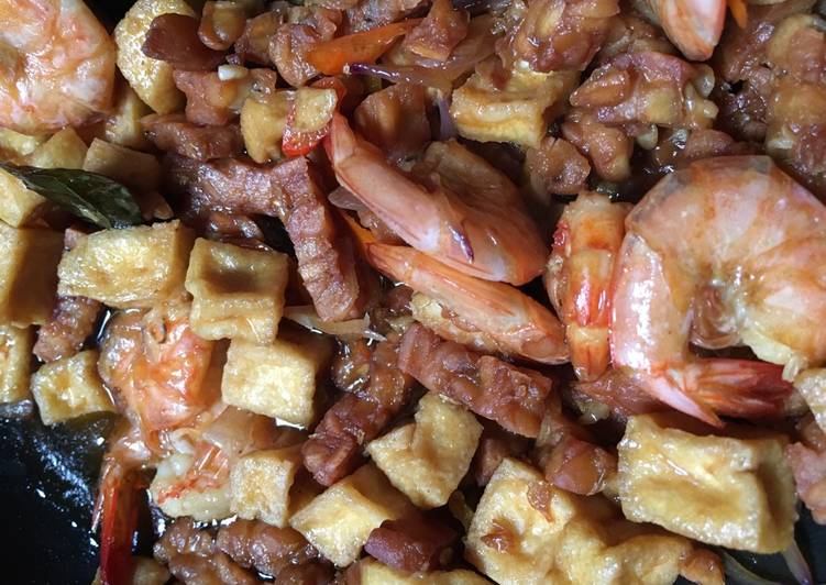 Resep Orek Tempe Tahu Udang Karya Dian's Kitchen