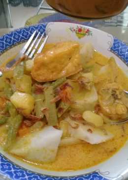 Ketupat sayur bangka enak bgt