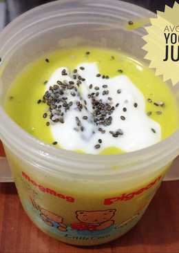 Juice avocado with yogurt (mpasi 10m+)