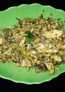 Ayam suir pedas sederhana