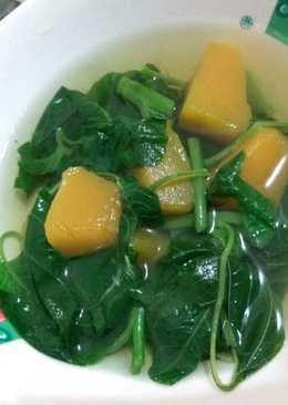 Sayur kunci bayam labu kuning