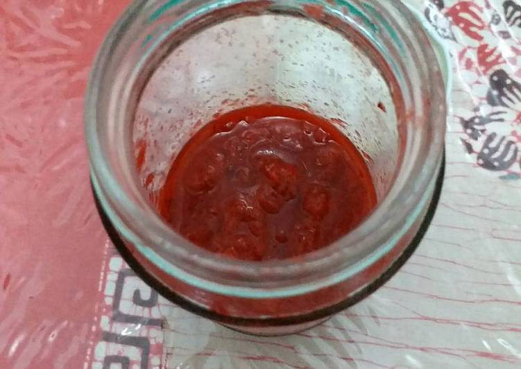 bahan dan cara membuat Homemade Strawberry Jam