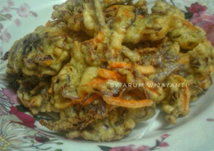 Bakwan kol ungu with wortel #bikinramadanberkesan