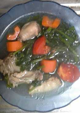 Sup sayur paret(selada air)