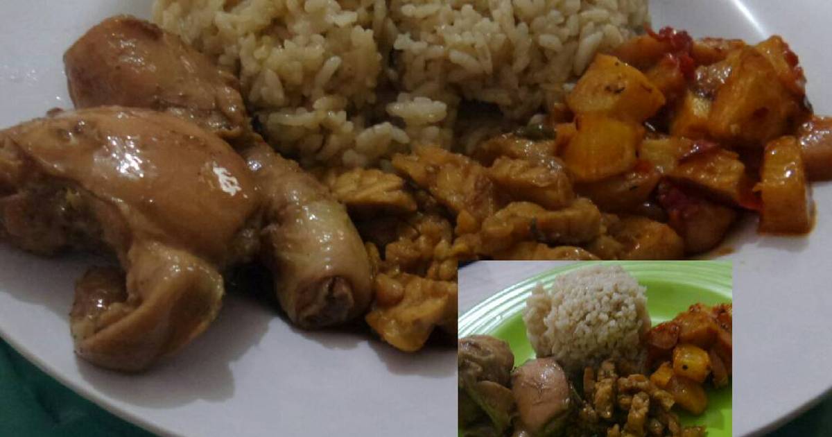 Resep Nasi ayam rice cooker & steam ayam ala Vra hwang