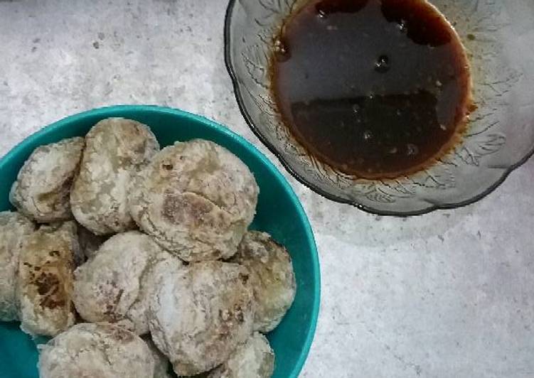 resep makanan Pempek tunu & cuko palembang no ikan