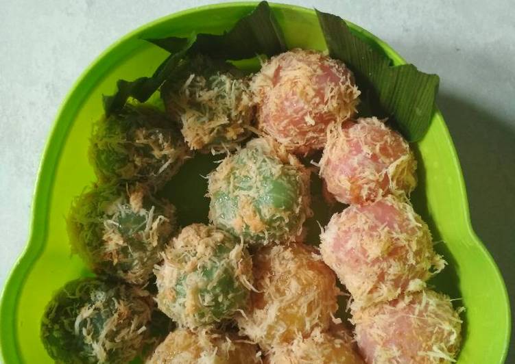 gambar untuk cara membuat Kelepon gula aren,coklat&keju