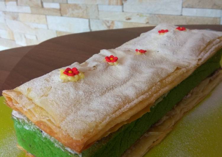 Resep Green Tea Snow Cake - Dewi R