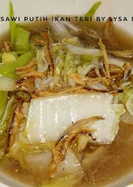 Masak Sawi Putih Ikan Teri