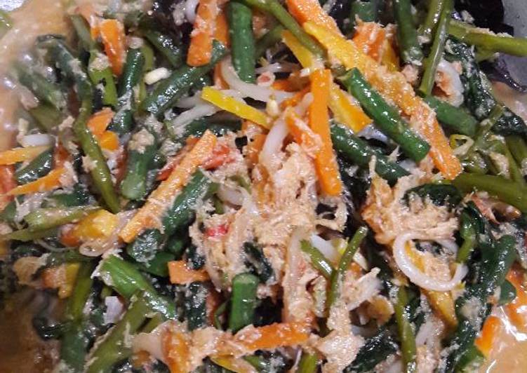 resep lengkap untuk Urab / urap mantap