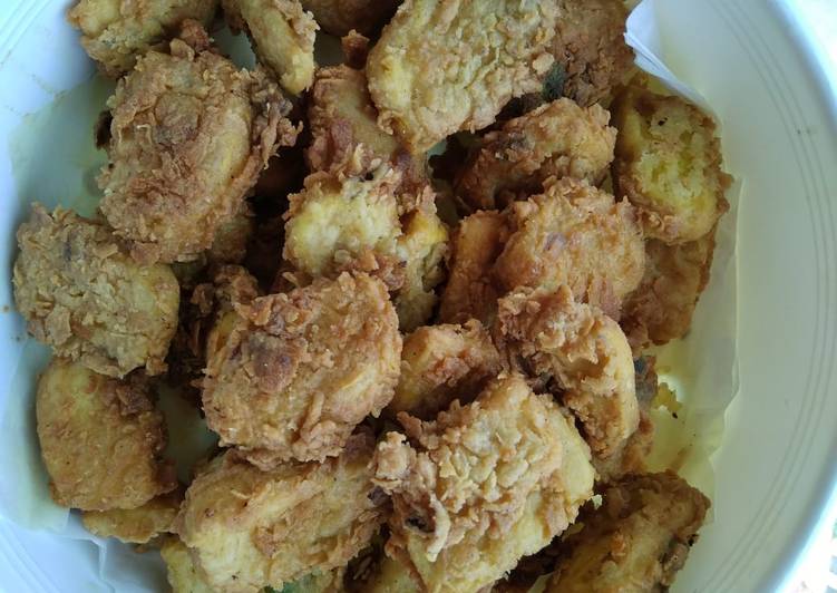 bahan dan cara membuat Tahu Crispy by Lun's Kitchen