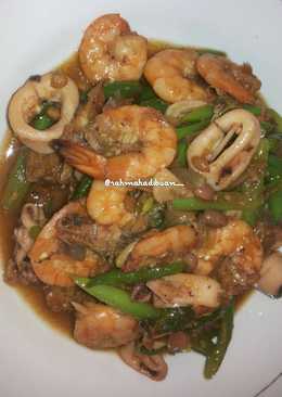 Tauco udang mix cumi dan sayur