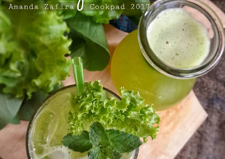 resep lengkap untuk VegePunch (jus sayur buah sehat segar)