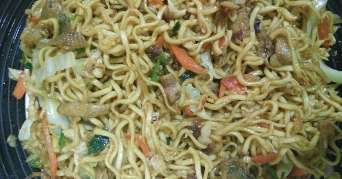 Resep Mie goreng ayam pedas ala Lenna Ariningtyas