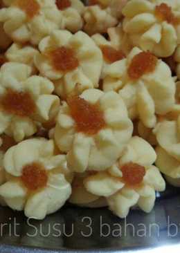 #day 23, Semprit Susu 3 bahan