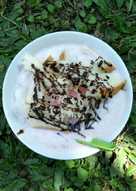 Es tape ketan kacang hijau roti #BikinRamadanBerkesan