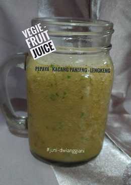 Jus PKL : Pepaya Kacang panjang Lengkeng