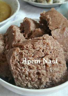 Apem nasi pake tepung beras merah