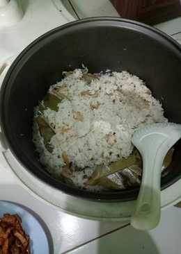 Nasi liwet ala rice cooker